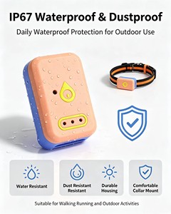 Localizzatore GPS 4G Stabile per Animali Domestici, Impermeabile IP67, Monitoraggio in Tempo Reale, Collare in Nylon, Monitoraggio Vocale Remoto, Dispositivo Anti-Smarrimento per Cani e Gatti - Product Image 3