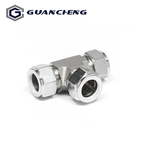 Té de manchon de cartouche facile à installer étanche de qualité sanitaire pour le raccord de tuyau en acier inoxydable de filetage de traitement des aliments/eau - Product Image 3