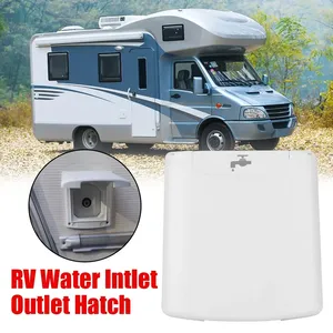 Accesorios para caravanas: Tapa con filtro bloqueable para entrada/salida de agua con adaptadores de 20 mm para barco, embarcación, RV, caravana, coche, <span class=keywords><strong>furgoneta</strong></span> - Product Image 5