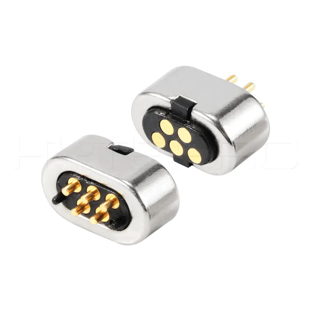 Smart Horloge 5 Pin Magnetische Mannelijke Vrouwelijke Pogo Pin Power Connector En Plug