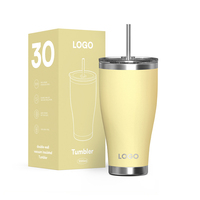 Hong Ling Best-seller 20 30 40 oz gobelet moderne en acier inoxydable 304 à double paroi isolé thermiquement tasses à café de voyage