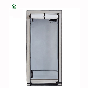 Tienda de cultivo pequeña para interiores, Caja de cultivo mylar hidroplateada con ventilador de clip, 90x60x135, 600D - Product Image 1