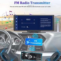 Pemutar DVD Stereo Carplay pintar nirkabel 12.3 ", kamera cadangan 1280*720 navigasi layar sentuh Android 2GB DSP RGB
