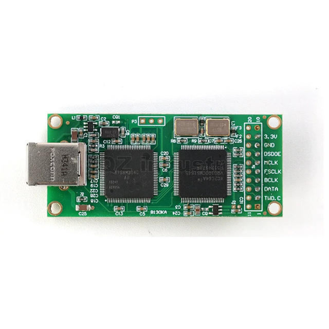 QZ NEW Amanero Italy USB Digital Interface IIS/I2S Compatible with DSD Super XMOS Development Board Module