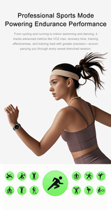 Reloj Inteligente GS Watch8 con Pantalla AMOLED, Cargador Inalámbrico, Resistencia al Agua IP67, Monitor de Actividad Física y Sueño, Botón SOS, Respuesta a Llamadas, Correa de Silicona - Product Image 6