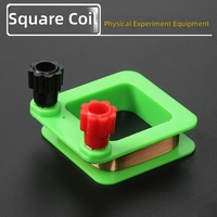 Aparato de electromagneto de bobina cuadrada - Equipo de experimentos de física para enseñanza de tecnología DIY en escuelas secundarias/medias