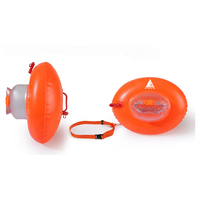 Sécurité PVC Nylon Mini bouée sèche sac beignet remorquage flotteur gonflable petite forme sec formation bouée natation natation plongée équipement accessoires