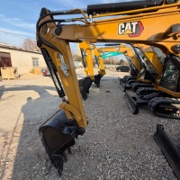 Mini-excavatrice hydraulique d'occasion CAT 303.5E de 3,5 tonnes, à bras court, certifiée EPA CE, d'origine japonaise, compacte