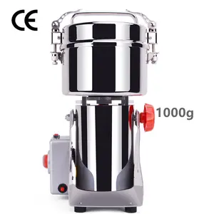 200g #Commercial Wheat Barley Grinder Dry Food Powder Making Machine Electric Herb Grain Grinder