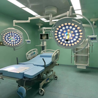 Lampe chirurgicale sans ombre à LED électrique avec caméra HD - 3500-5000K - Lumière d'opération à intensité variable pour salle d'opération hospitalière