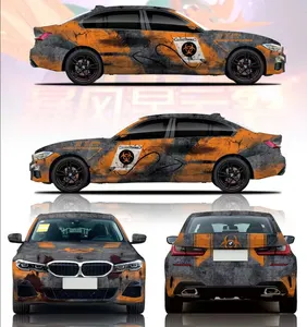 Luxury Custom Auto Vinyl Wrap Film Roll Custom Art Design For Cars Design Print Vehicle Wrap