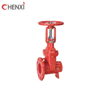 Valve de porte de feu 300psi avec poignée, en silicone, de type os et y, approuvé UL/FM