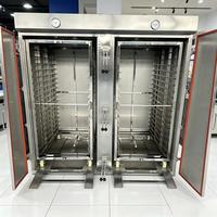 Armoire de cuisson à vapeur commerciale TOWINUS sur roulettes, armoire à vapeur électrique mobile, corps en acier inoxydable, haute capacité, vapeur 48KW