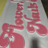 Letreros de Neón LED Profesionales Personalizados Estilo Dulce de Gelatina Luminoso y Divertido para Fondo de Logotipo Decorativo en Oficina Interior