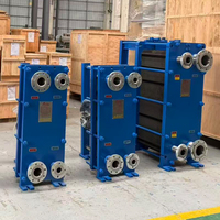 Échangeur de chaleur à plaques industriel à haute efficacité, matériau 316L, liquide de chauffage et de refroidissement, 22-132 GPM, -50~150 BR015MB-10