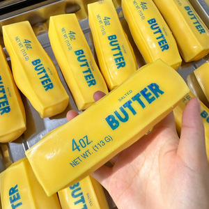 Jouet sensoriel anti-stress fait main en forme de bâton de beurre croustillant, friable et compressible, avec son de craquement de os, pour garçons de 14 ans et plus - Product Image 2