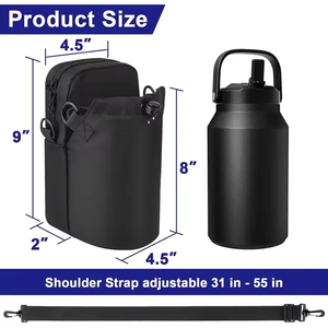 Sac de sport à bandoulière diagonale pour bouteille d'eau, magnétique, pour la salle de sport, vente chaude du fabricant - Product Image 2