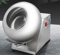 Laboratoriumgebruik chocolade- en suikercoatingmachine pinda pan voor kleine batches - voor het coaten van maïs, fruit, groenten motor kerncomponent