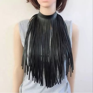 Elegante gargantilla de moda de piel sintética hecha a mano, collar de buen aspecto, diseño de tendencia, América y Europa - Product Image 2