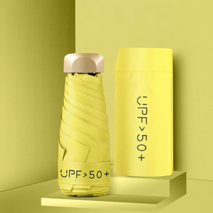 Super Léger 220g Mini Poche Femmes Petits Parapluies Pliants Coupe-Vent Capsule <span class=keywords><strong>parapluie</strong></span> Voyage Compact Pluie <span class=keywords><strong>Parapluie</strong></span> Hommes - Product Image 2