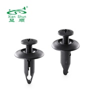 Fabricant de fixations automobiles Xian Shun, rivets à poussée personnalisés, clips de voiture en plastique