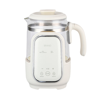 Chauffe-biberon numérique LELESS 1,5 L 800 W 220 V avec arrêt automatique, bouteille d'eau électrique pour l'alimentation des bébés, usage domestique et hôtelier
