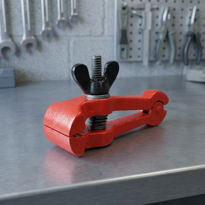 Pince à étau en bois rouge avec mécanisme de serrage à écrou à oreilles pour la fabrication de bijoux et les services de fabrication d'échantillons/moules - Product Image 5