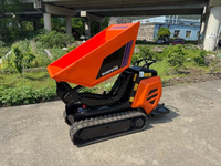 ChuangXin 2026 Vollhydraulischer Mini-Raupendumper mit Motor, Getriebe & Lager, hocheffizient, 4KW, geländegängig, mit Hubfunktion