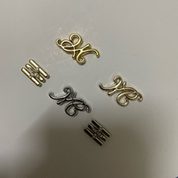 Plaques métalliques personnalisées en lettres polies écologiques, bande de strass en métal pour la décoration de vêtements, chaussures et sacs à main