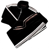 Ensemble deux pièces homme automne-hiver : Nouvelle veste de sport décontractée et pantalon droit, cardigan léger à col montant, couleur unie