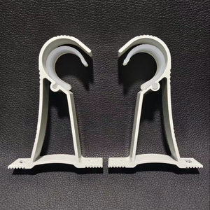 Support de <span class=keywords><strong>tringle</strong></span> à <span class=keywords><strong>rideau</strong></span> romain automatique en alliage d'aluminium de haute qualité, accessoires de <span class=keywords><strong>rideau</strong></span>, longueur personnalisée, vente en gros d'usine pour balcon - Product Image 1