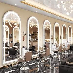 Meilleure Vente 2025 Miroir de Salon LED Moderne de Luxe Prix de Gros Usine Mobilier Parfait pour Salon de Coiffure & Esthétique pour Barbier - Product Image 1