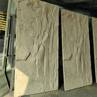 Vente à chaud Panneau mural en fausse pierre PU léger en polyuréthane pour intérieur et extérieur Pierre artificielle étanche pour hôtels