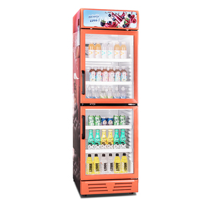 Thương Mại Cửa Kính Trưng Bày Đồ Uống <span class=keywords><strong>Cooler</strong></span> Đồ Uống Tủ Lạnh Siêu Thị Tủ Lạnh Thẳng Đứng Tủ Đông Showcase - Product Image 4