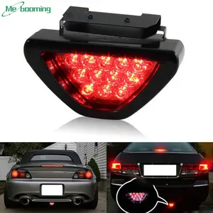 Car Warning Triangle LED Brake Lights For F1 Flash Tail Lights Rear Bulbs Red Lamp Color DC12V