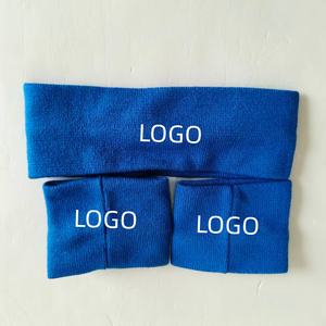 <span class=keywords><strong>LUMEA</strong></span>-Ensemble de serre-tête et de bracelets de sport-Combinaison d'accessoires de gymnastique absorbant la sueur Polyester Coton Couleur et logo personnalisables - Product Image 3