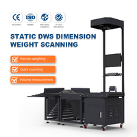 Solution intelligente de pesage et de numérisation de codes-barres pour les colis d'entrepôt DWS, scanner de codes-barres Zebra, système de convoyeur statique DWS