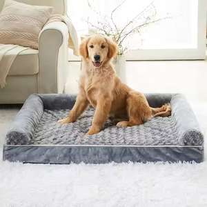 Lits pour chiens Offre Spéciale grand canapé imperméable lit pour animaux de compagnie avec couverture lavable amovible chenil chaud pour chiens de grande taille - Product Image 4