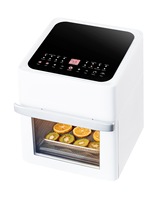 Nouvelle friteuse à air visible 8l à commande numérique avec circulation d'air rapide pour poulet/steak sans huile