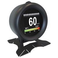 Offre Spéciale AUTOOL X60 HUD VOITURE Alarme Numérique Intelligent Compteur Fonctionne avec standard OBDII PROTOCOLE pour les voitures à essence et 12V diesel
