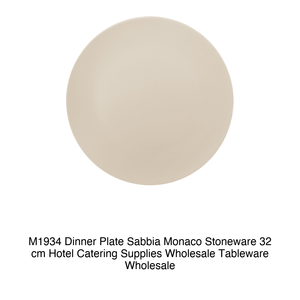 Assiette plate Monaco Sand 32 cm en grès M1934 - Product Image 2