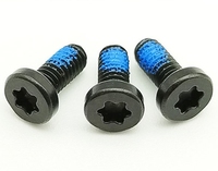 LeGood T1 T2 Torx Head Micro Small Screw Blue Nylock Stainless Steel Grade 5 M1.2 Thread 2mm Panjang