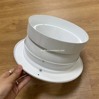 Diffuseurs d'air Ventech couleur blanche aluminium plafond rond buse de jet d'air diffuseur