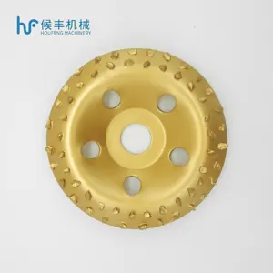 golden grit carbide cup wheel for wood