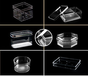가정용 및 상업용 대형 투명 플라스틱 티라미수 용기, 케이크, 음식, 샌드위치용 우아한 아크릴 디저트 박스 - Product Image 2