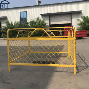 Vàng Thép cửa cống bảo vệ đường sắt tạm thời trang trại hàng rào và dây rào cản cho an ninh và kiểm soát đám đông xử lý nhiệt gỗ - Product Image 6