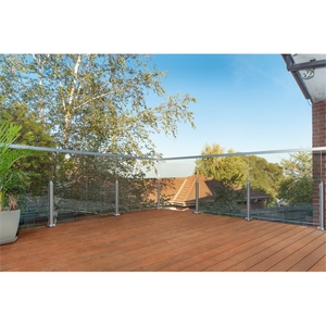 Accessoires de garde-corps, balustre en tube carré, acier inoxydable, main courante en verre, balcon/terrasse/<span class=keywords><strong>escalier</strong></span>/<span class=keywords><strong>piscine</strong></span> extérieurs, 3 ans - Product Image 5