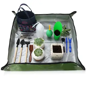 Kit tas penyimpanan Mini 15 buah, Set peralatan Bonsai sempurna untuk melakukan pemangkasan berkebun di balkon kamar bayi