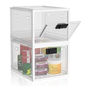 Hộp Đựng Thuốc Bằng Nhựa An Toàn Có Khóa Hộp Đựng Thuốc Theo Toa Có Thể Khóa Cho Trẻ Sơ Cứu - Product Image 3