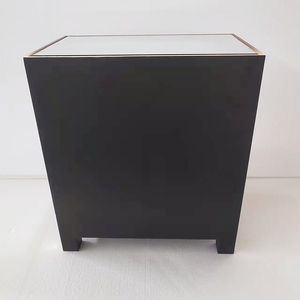 Meuble <span class=keywords><strong>de</strong></span> chambre à coucher <span class=keywords><strong>de</strong></span> luxe à 3 tiroirs, <span class=keywords><strong>Table</strong></span> <span class=keywords><strong>de</strong></span> chevet moderne, <span class=keywords><strong>Table</strong></span> <span class=keywords><strong>de</strong></span> nuit miroir - Product Image 4